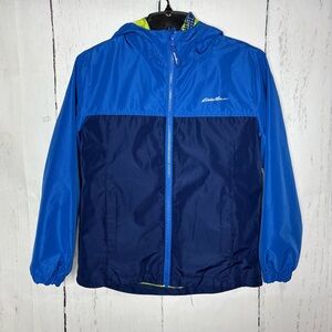 Eddie Bauer Royal Blue and Navy Hooded Jacket